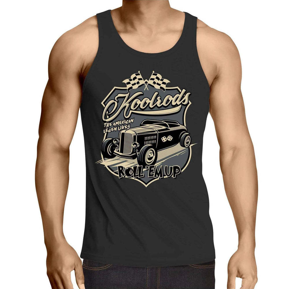 Koolrods- Mens Singlet Top - Poison Arrow Retro