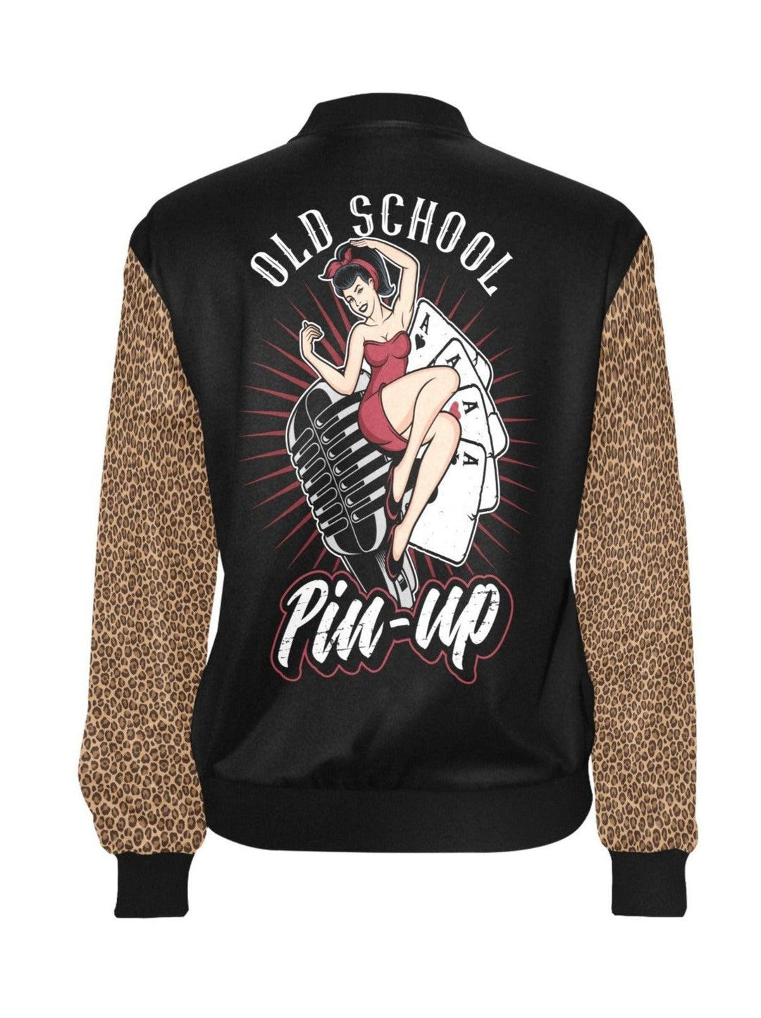 Old School Pinup Womens Bomber Jacket