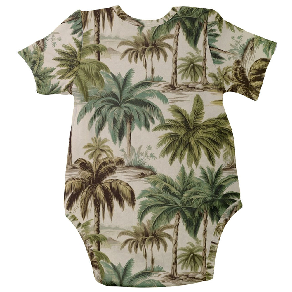 Palm Haven Baby Short Sleeve Onesie Bodysuit