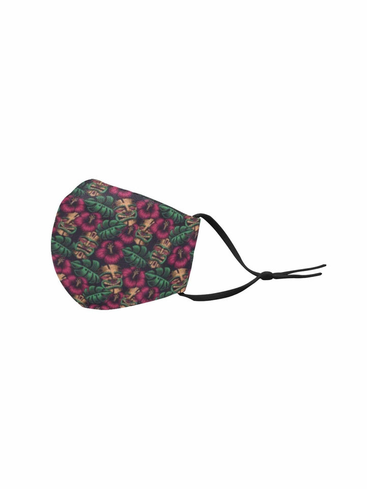 REUSABLE FACE MASKS WITH FILTERS - TIKI - Poison Arrow Retro
