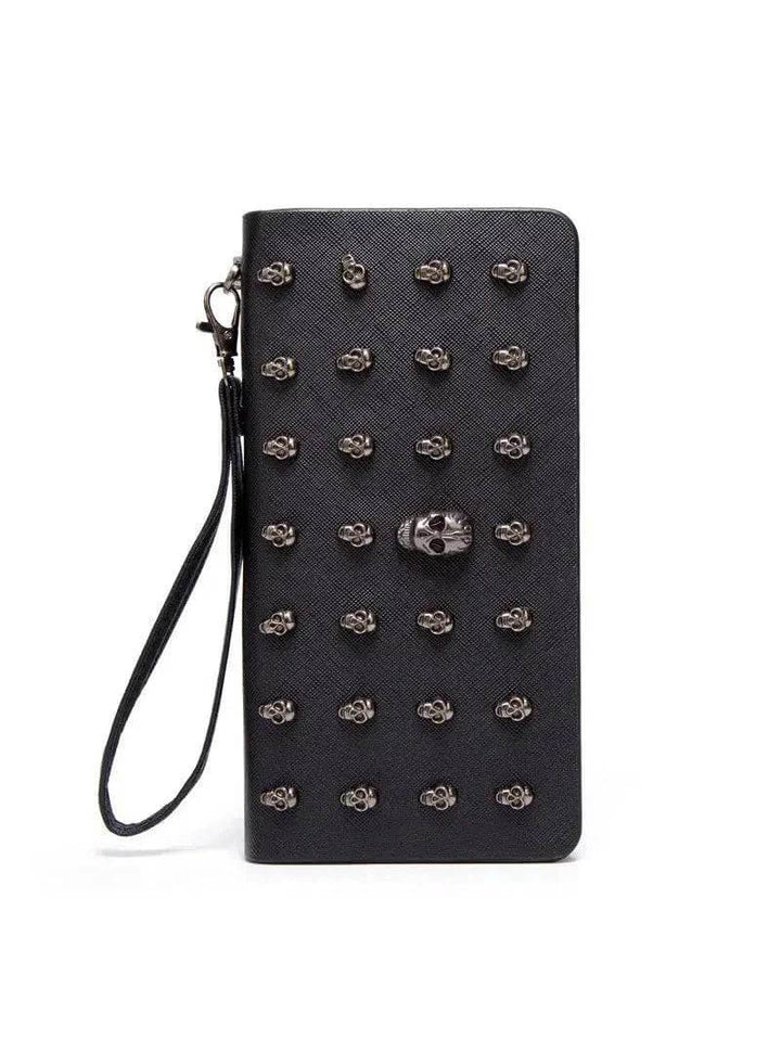 Skull Clutch Wallet - Poison Arrow Retro