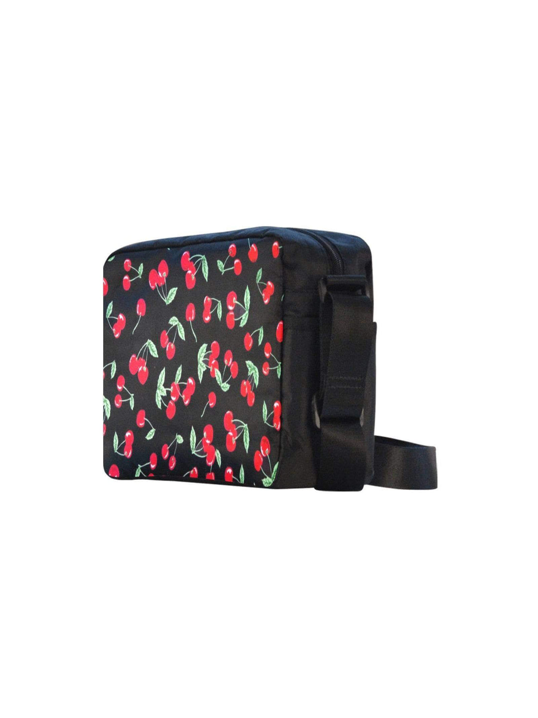 UNISEX CROSSBODY NYLON SATCHEL BAG - CHERRIES - Poison Arrow Retro