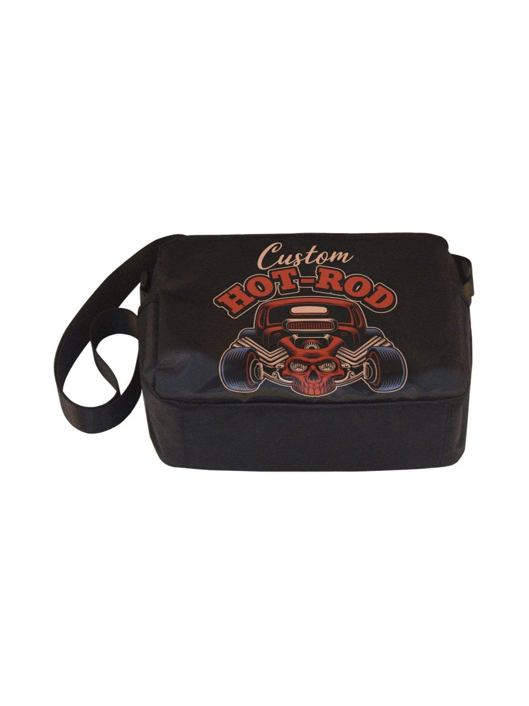 UNISEX Crossbody Nylon Satchel Bag CUSTOM HOTROD - Poison Arrow Retro