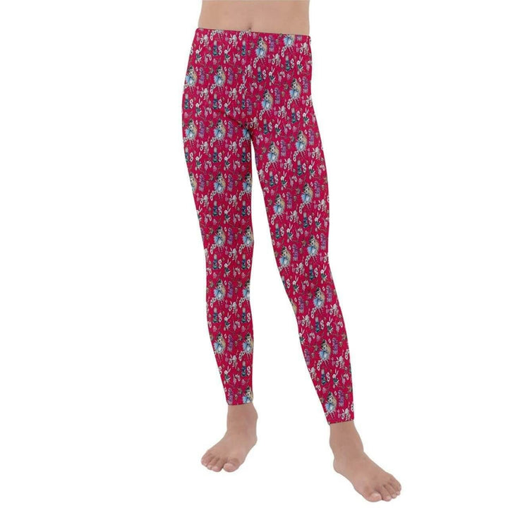 Alice in Wonderland Kids' Velour Leggings - Poison Arrow Retro