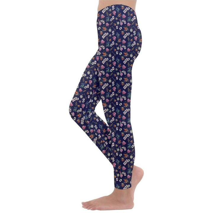 Alice in Wonderland Kids' Velour Leggings - Poison Arrow Retro