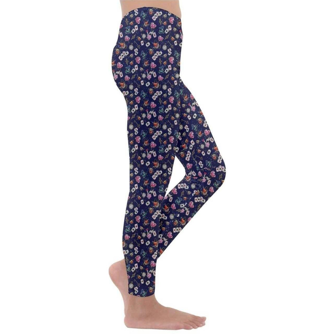Alice in Wonderland Kids' Velour Leggings - Poison Arrow Retro