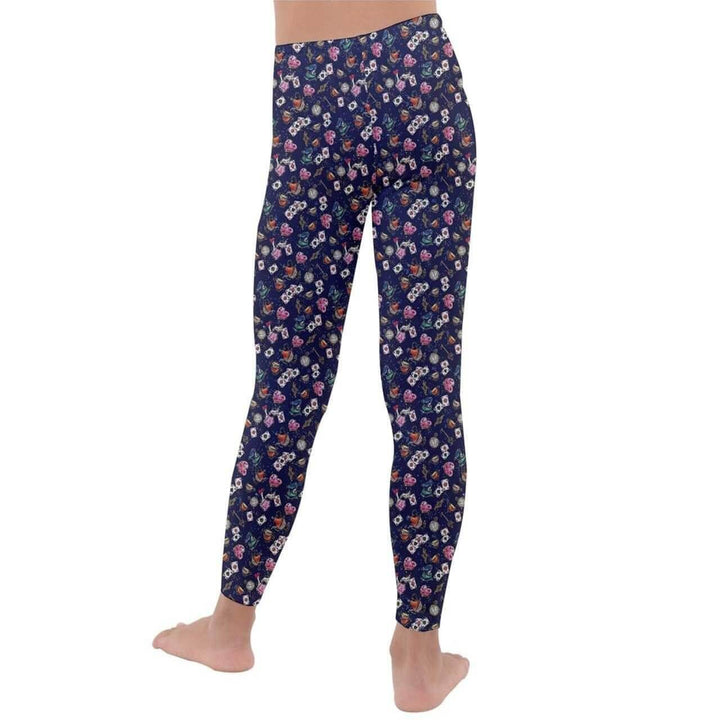 Alice in Wonderland Kids' Velour Leggings - Poison Arrow Retro