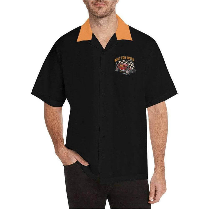 Built for Speed Men's Rockabilly Hotrod Shirt - Poison Arrow Retro