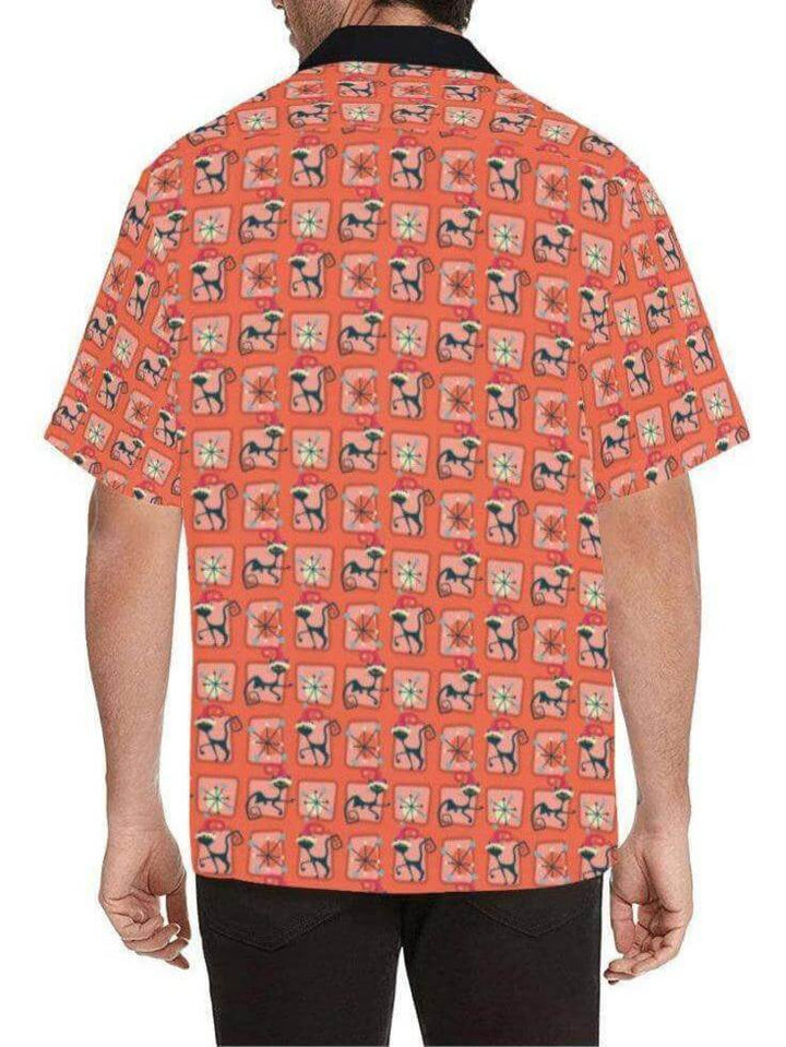 CHRISTMAS CATS Mens Shirts - Poison Arrow Retro
