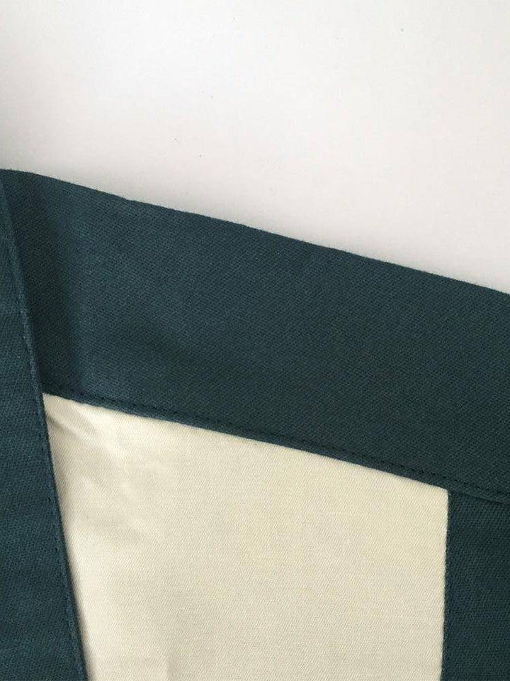 Mens Vintage Style Bowling Dress Shirt - TEAL/IVORY - Poison Arrow Retro
