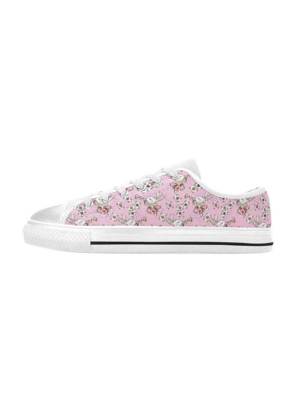Down the Rabbit Hole Kid's Canvas Sneakers - Poison Arrow Retro
