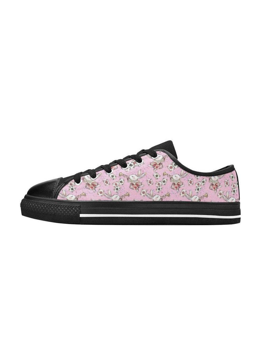 Down the Rabbit Hole Kid's Canvas Sneakers - Poison Arrow Retro