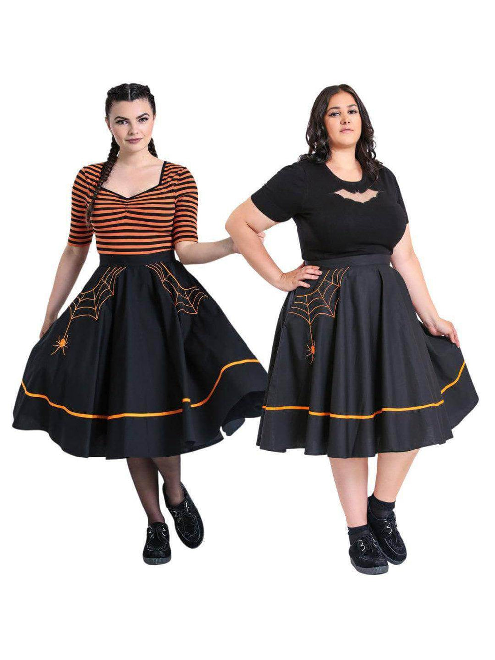 Hell Bunny Miss Muffet 50s Skirt - Poison Arrow Retro