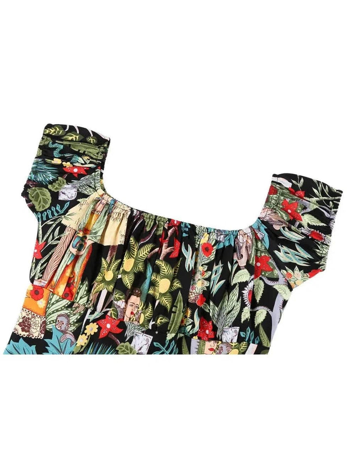 Frida Peasant Style Top - Poison Arrow Retro