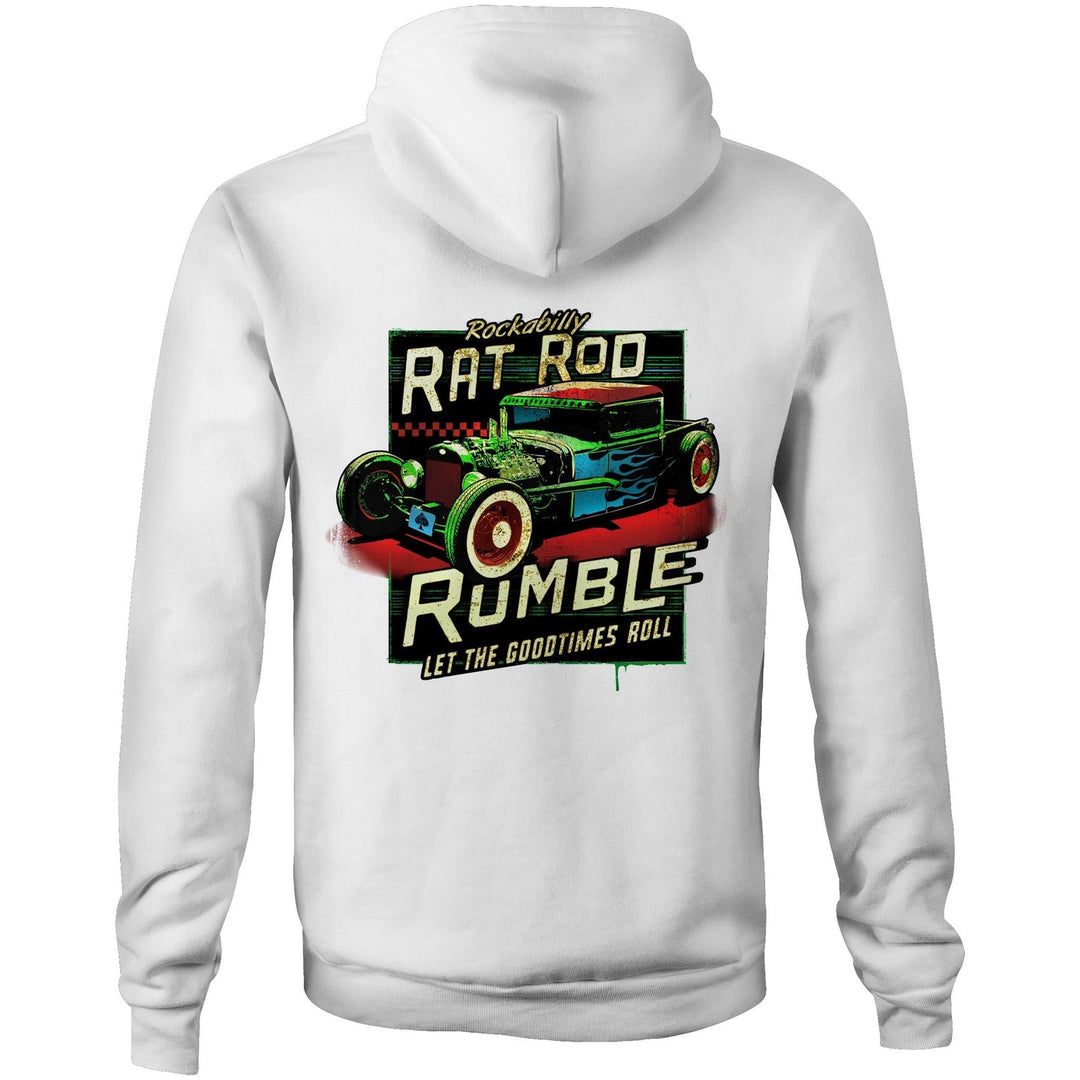 Rat Rod Rumble - Unisex Fleecy Hoodie