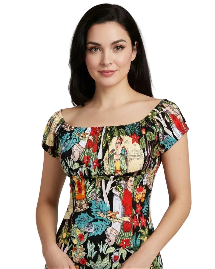 Frida Peasant Style Top