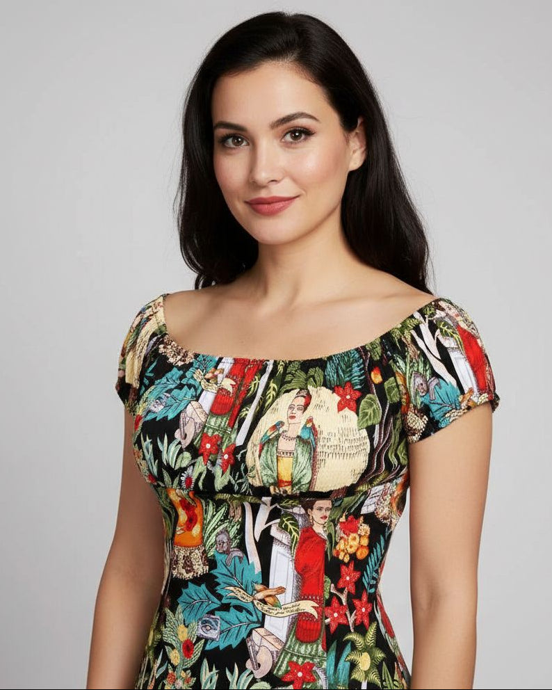Frida Peasant Style Top
