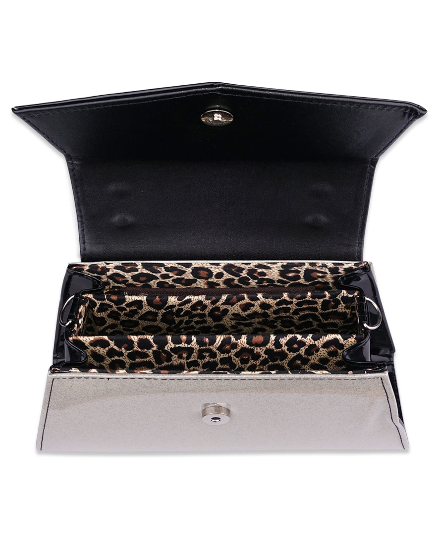 LIQUORBRAND Chevron Handbag White