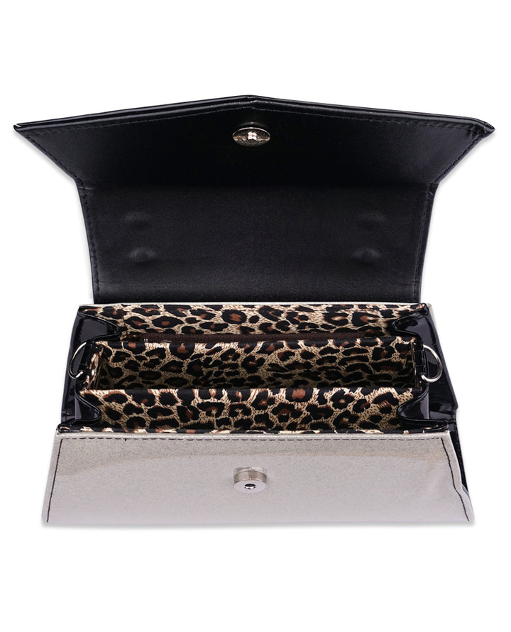 LIQUORBRAND Chevron Handbag White