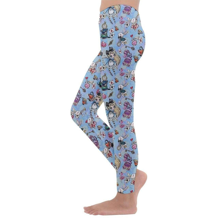 Alice in Wonderland Kids' Velour Leggings