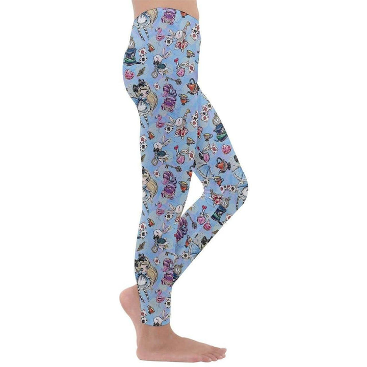 Alice in Wonderland Kids' Velour Leggings