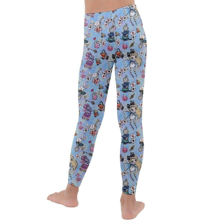 Alice in Wonderland Kids' Velour Leggings