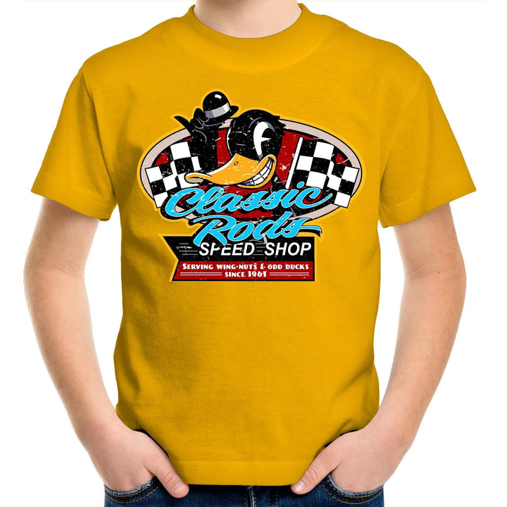 CLASSIC RODS Kids Youth Crew T-Shirt