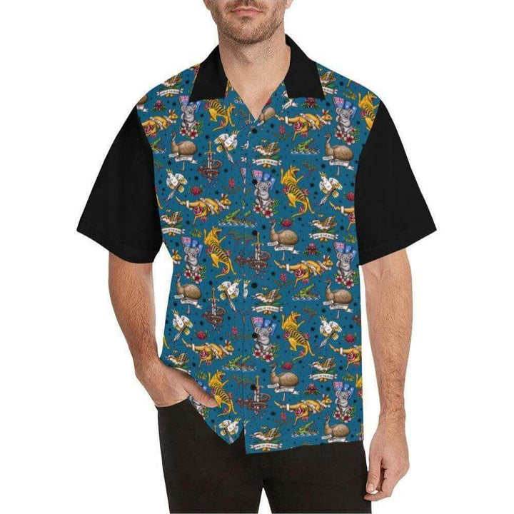 Fair Dinkum! Aussie Fauna Men's Button Up Shirts