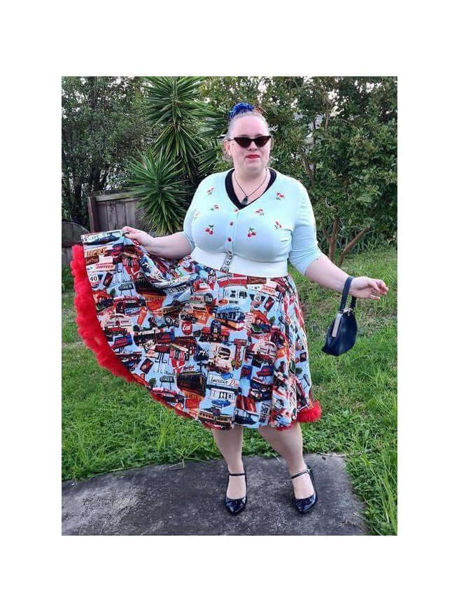 HAPPY DAZE DINER CIRCLE SKIRT