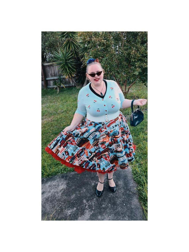 HAPPY DAZE DINER CIRCLE SKIRT