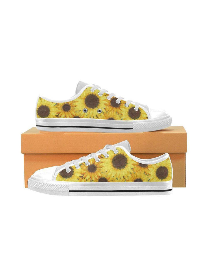 SUNFLOWERS Kid's Canvas Sneakers