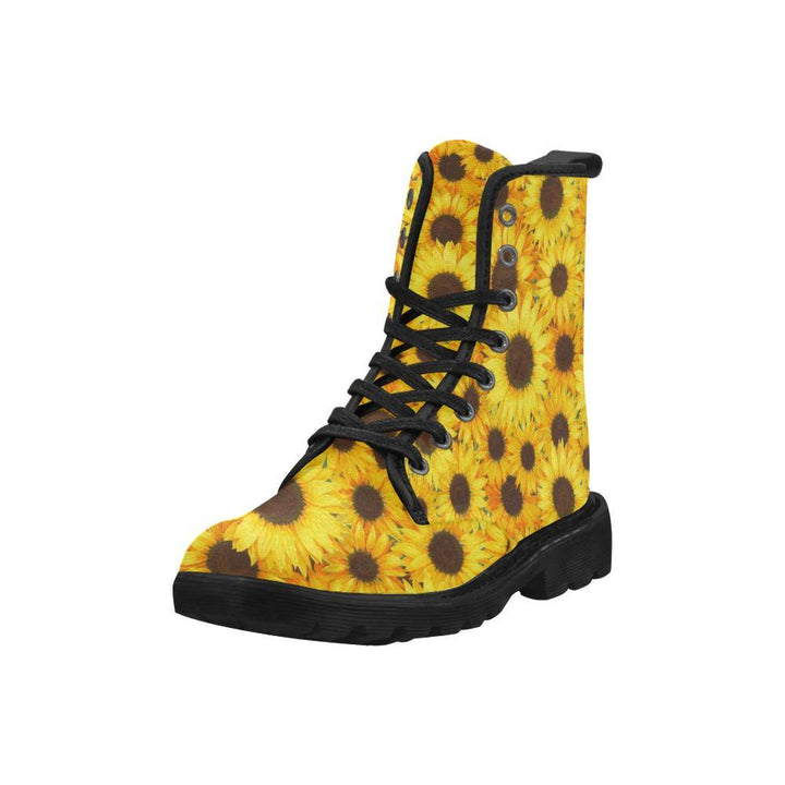 SUNFLOWERS Women's Lace Up Canvas Boots
